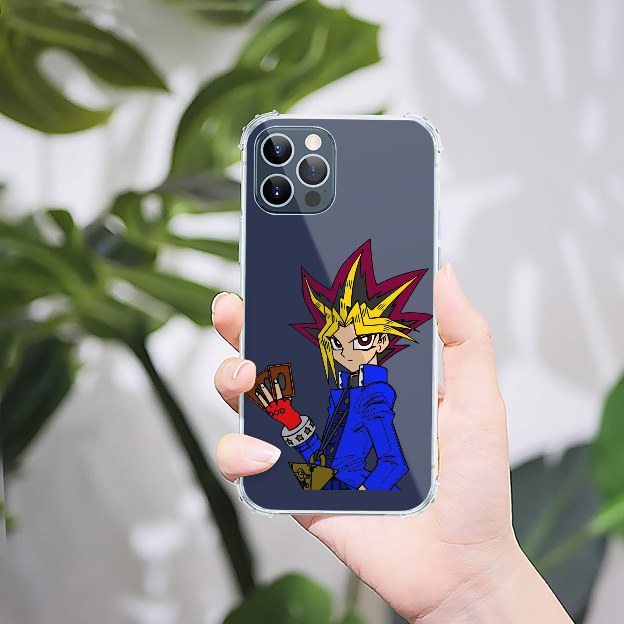 （画像用） 遊☆戯☆王 Yu-Gi-Oh! 【iPhone 12シリーズ対応】透明スマホケース（クリアソフトケース）